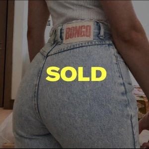 high wasted vintage BONGO jeans